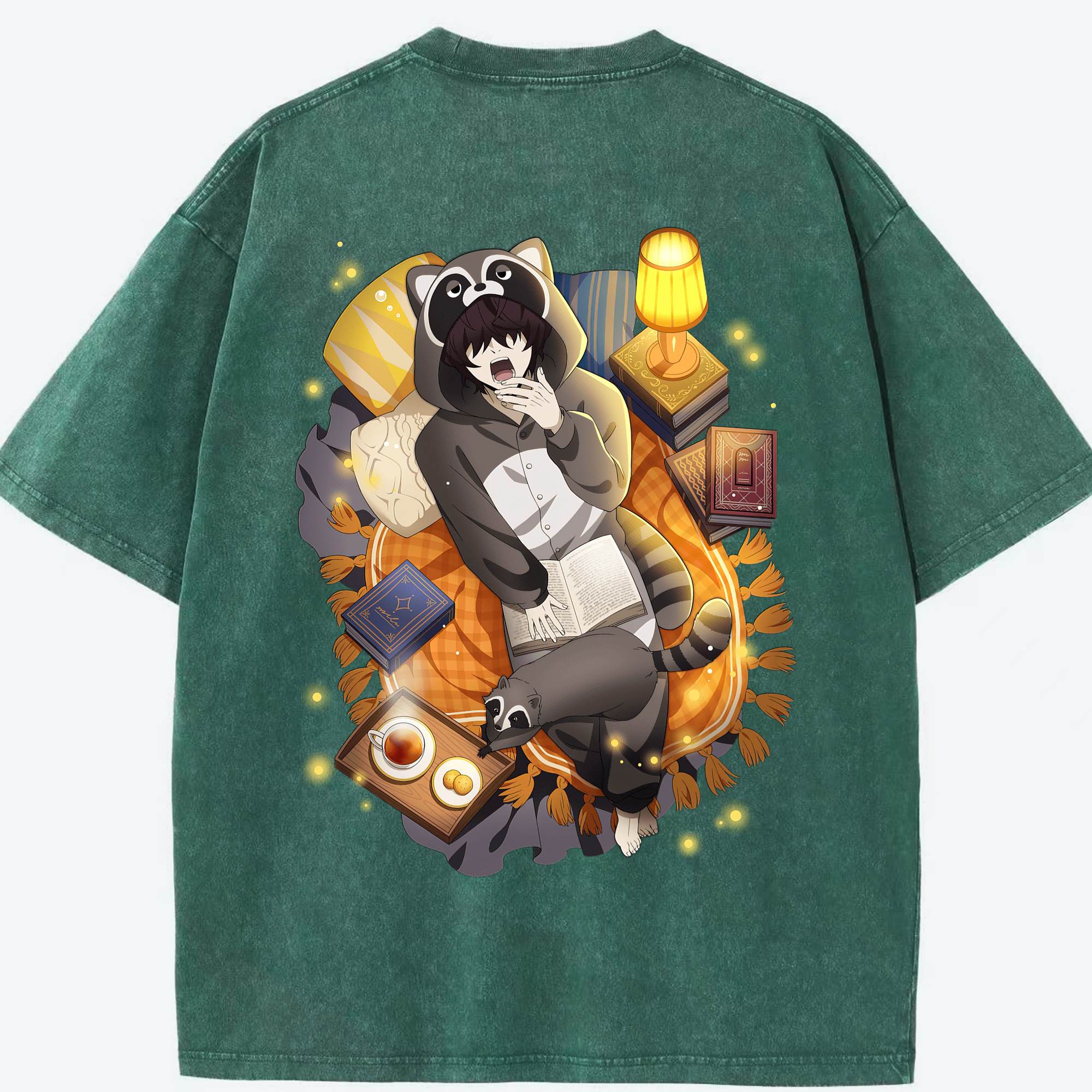 （画像用） 文豪ストレイドッグス Bungo Stray Dogs 綿100% ヴィンテージ風 半袖Tシャツ（背面プリント）